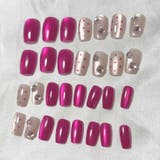 ピンク | ネイルチップ リボン ピンク | shoppinggo