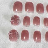 ネイルチップ リボン ピンク | shoppinggo | 詳細画像12