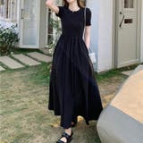 ロングワンピース 切り替えワンピース 半袖 | shoppinggo | 詳細画像4