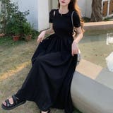 ロングワンピース 切り替えワンピース 半袖 | shoppinggo | 詳細画像5
