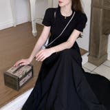 ロングワンピース 切り替えワンピース 半袖 | shoppinggo | 詳細画像11