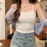 背中あき キャミソール リボン | shoppinggo | 詳細画像3