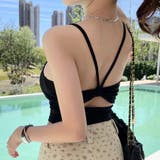 背中あき キャミソール リボン | shoppinggo | 詳細画像15