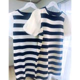 ニットワンピース ボーダー柄 半袖 | shoppinggo | 詳細画像21