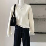 ニットセーター レース切り替え ニットソーレディース | shoppinggo | 詳細画像25 