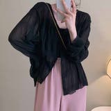 シアーカーディガン 透け感 UV対策 | shoppinggo | 詳細画像15 