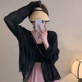 シアーカーディガン 透け感 UV対策 | shoppinggo | 詳細画像16 