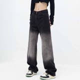 デニムパンツ グラデーション チャコールグレー | shoppinggo | 詳細画像3