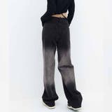 デニムパンツ グラデーション チャコールグレー | shoppinggo | 詳細画像8