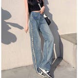 デニムパンツ サイド フリンジ | shoppinggo | 詳細画像8