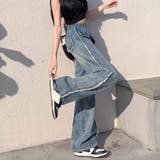 デニムパンツ サイド フリンジ | shoppinggo | 詳細画像9