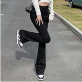 フレアパンツ デニムパンツ レディース | shoppinggo | 詳細画像5 