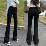 フレアパンツ デニムパンツ レディース | shoppinggo | 詳細画像6 