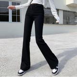 フレアパンツ デニムパンツ レディース | shoppinggo | 詳細画像9 