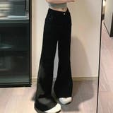 フレアパンツ デニムパンツ レディース | shoppinggo | 詳細画像12 