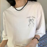 リボンロゴTシャツ レディース 夏服 | shoppinggo | 詳細画像3 