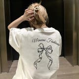 リボンロゴTシャツ レディース 夏服 | shoppinggo | 詳細画像5 