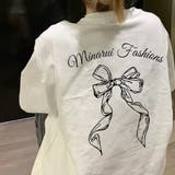 リボンロゴTシャツ レディース 夏服 | shoppinggo | 詳細画像7 