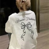 リボンロゴTシャツ レディース 夏服 | shoppinggo | 詳細画像8 