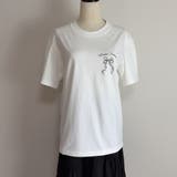 リボンロゴTシャツ レディース 夏服 | shoppinggo | 詳細画像14 