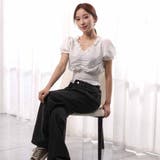 夏服 新作 フリルブラウス | shoppinggo | 詳細画像11