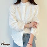 新作パフスリーブ ブラウストップス 長袖 | shoppinggo | 詳細画像1 