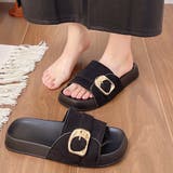ブラック | サンダル レディース スリッパ | shoppinggo