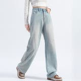 ラインストーンデニムパンツ ビジュジーパン ベルボトム | shoppinggo | 詳細画像10 