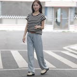 ラインストーンデニムパンツ ビジュジーパン ベルボトム | shoppinggo | 詳細画像21 