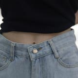 ラインストーンデニムパンツ ビジュジーパン ベルボトム | shoppinggo | 詳細画像33 