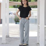 ラインストーンデニムパンツ ビジュジーパン ベルボトム | shoppinggo | 詳細画像38 