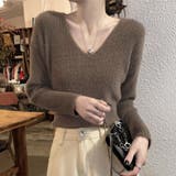 ニットセーター Vネック シャギーニット | shoppinggo | 詳細画像7