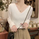 ニットセーター Vネック シャギーニット | shoppinggo | 詳細画像17