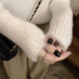 ニットセーター Vネック シャギーニット | shoppinggo | 詳細画像18