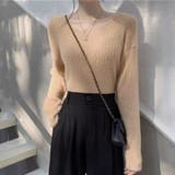 ニットセーター Vネック シャギーニット | shoppinggo | 詳細画像25