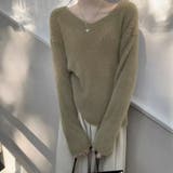 ニットセーター Vネック シャギーニット | shoppinggo | 詳細画像34