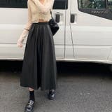 レザースカート レディース PUスカート | shoppinggo | 詳細画像3 