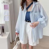 シャツカーディガン 透け感 UV対策 | shoppinggo | 詳細画像1