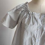 半袖ブラウス レディース ストライプ柄 | shoppinggo | 詳細画像19
