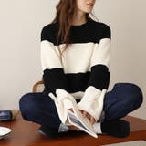 ニットセーター ボーダー柄 シンプル | shoppinggo | 詳細画像3 