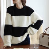 ニットセーター ボーダー柄 シンプル | shoppinggo | 詳細画像5 