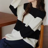 ニットセーター ボーダー柄 シンプル | shoppinggo | 詳細画像7 