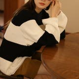 ニットセーター ボーダー柄 シンプル | shoppinggo | 詳細画像10 