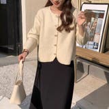 ニットカーディガン リボンボタン ニットセーター | shoppinggo | 詳細画像16 