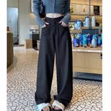 ワイドパンツ スラックス タックワイドパンツ | shoppinggo | 詳細画像6 