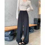 ワイドパンツ スラックス タックワイドパンツ | shoppinggo | 詳細画像12 