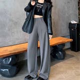ワイドパンツ スラックス タックワイドパンツ | shoppinggo | 詳細画像14 