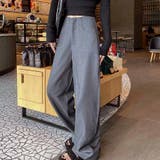 ワイドパンツ スラックス タックワイドパンツ | shoppinggo | 詳細画像16 