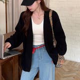 ニットカーディガンVネック レディース カーディガン | shoppinggo | 詳細画像8