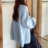 ニットカーディガンVネック レディース カーディガン | shoppinggo | 詳細画像14